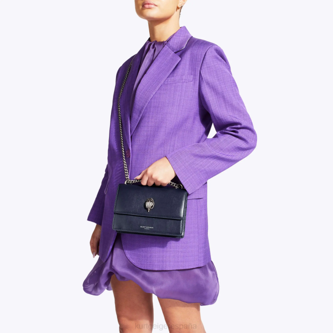 Kurt Geiger mujer bandolera pequeña london Shoreditch 2LPR141 | bolsas púrpura